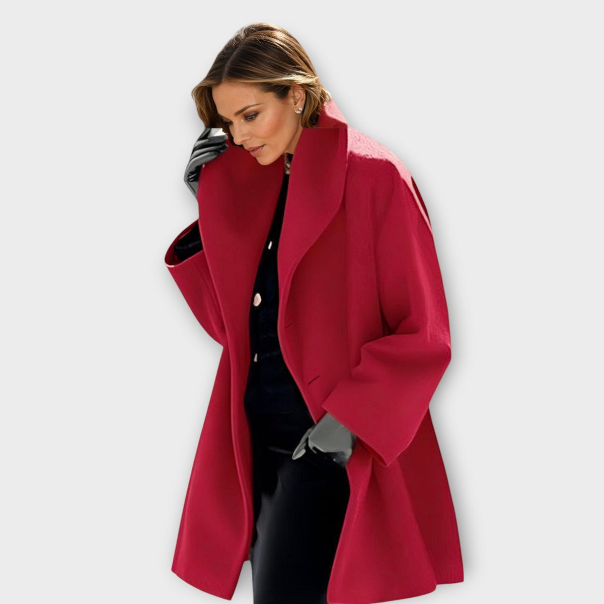 Elegant Long Coat For Women | Evelene