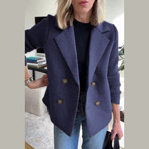 Casual Double Breasted Blazer For Women | Alessandra