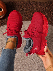Comfortable Lined Outdoor And Indoor Sneakers For Women | Elvoria