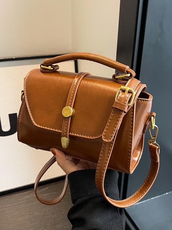 Trendy Contrast Stitching Small Square Shoulder Bag For Women | Liorenna