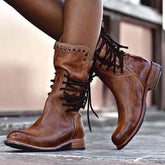 Classic Lace Up Ankle Boots For Women | Brielle