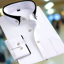 Contrast Collar Button Shirt For Men | Jim