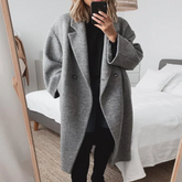 Classic Long Overcoat For Women | Eleanor