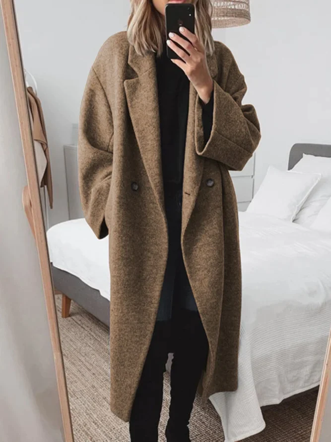 Classic Long Overcoat For Women | Eleanor