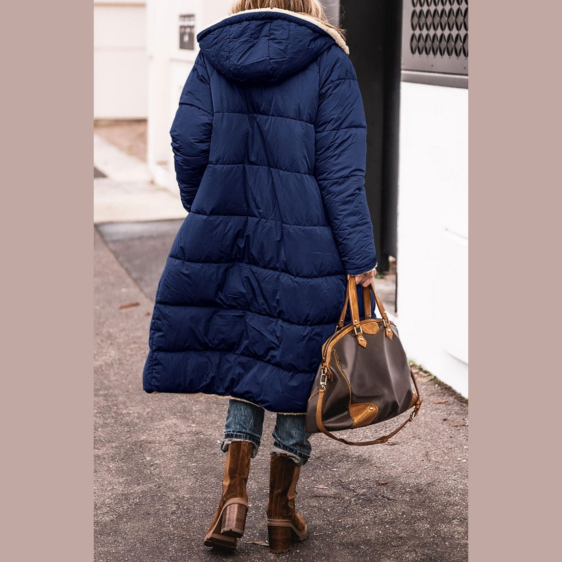 Long Reversible Coat For Women | Dona