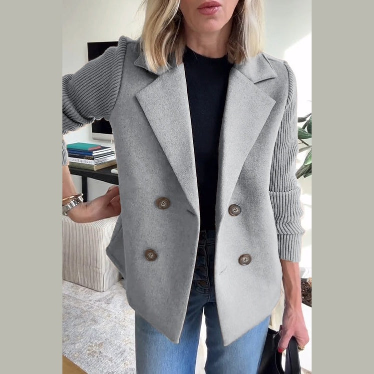 Casual Double Breasted Blazer For Women | Alessandra