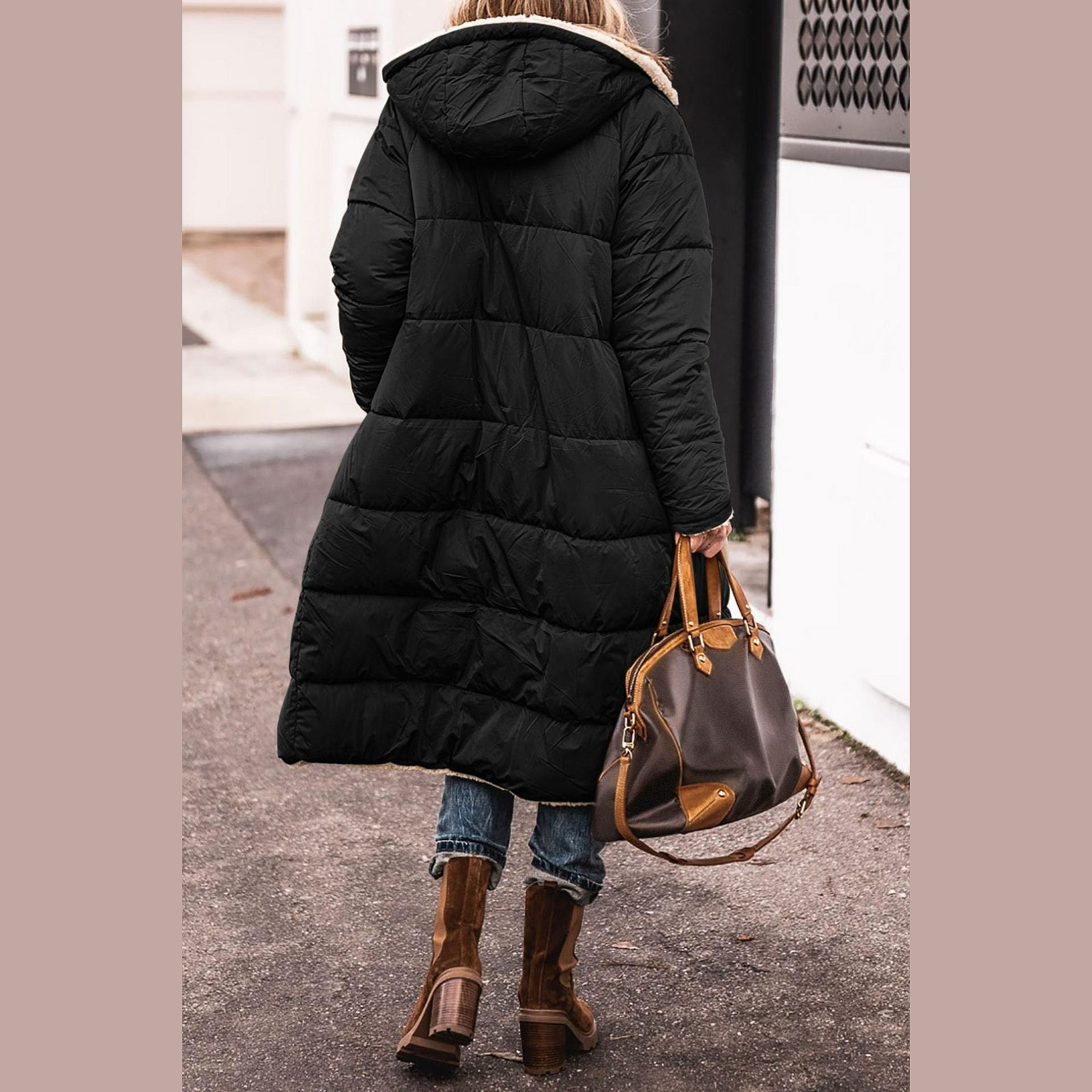 Long Reversible Coat For Women | Dona