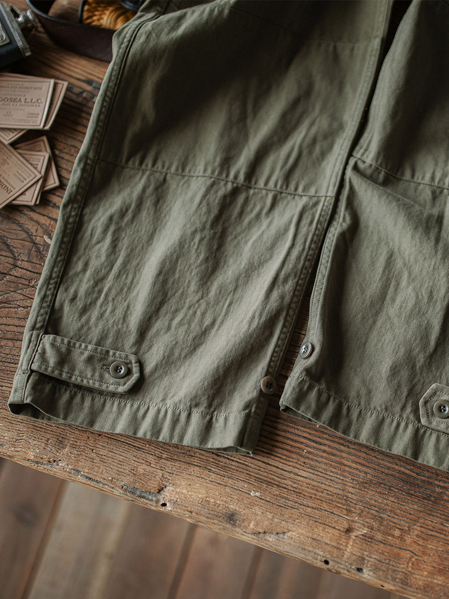 Heritage Utility Trousers with Reinforced Details for Men | Owen