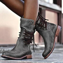 Classic Lace Up Ankle Boots For Women | Brielle