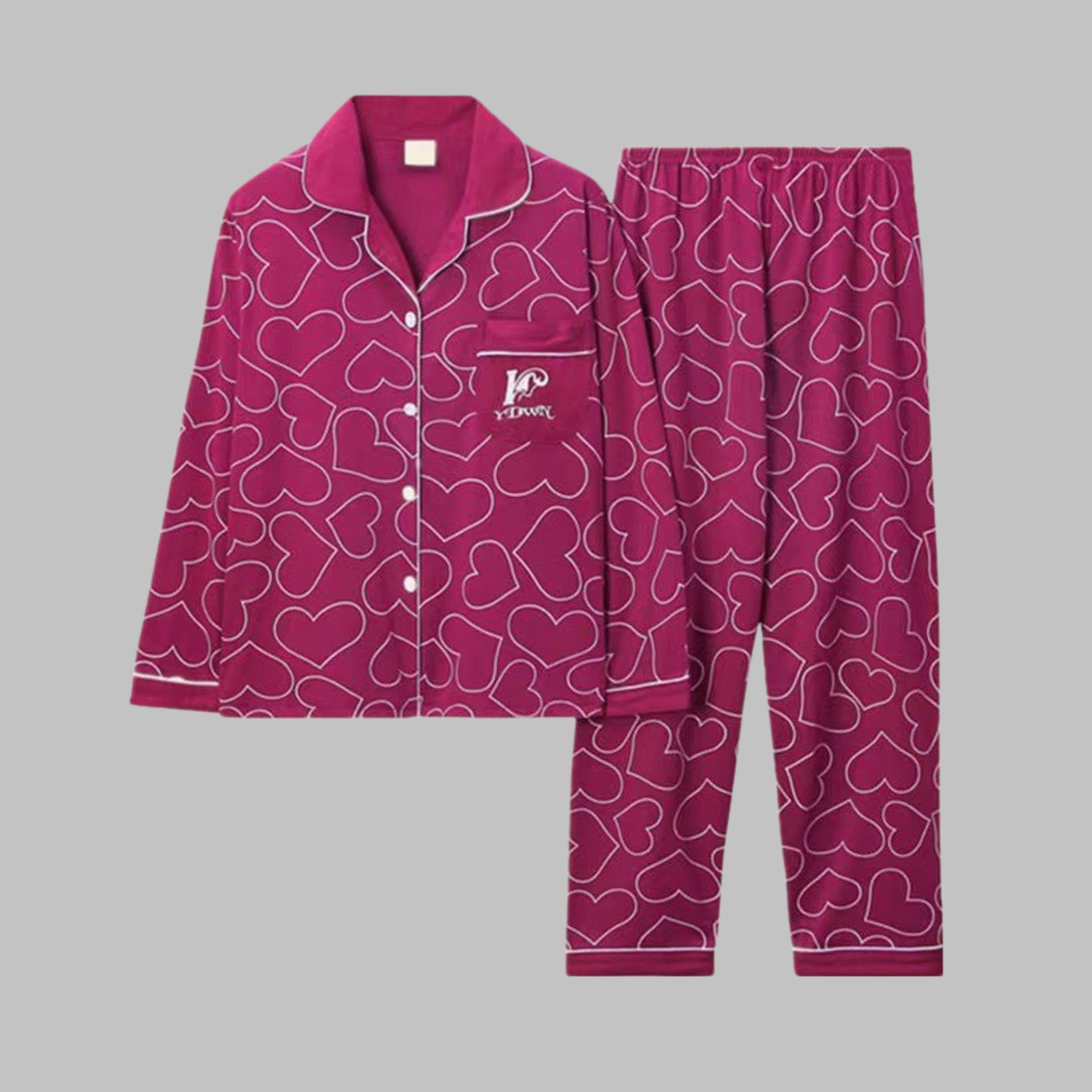 Cozy Long Sleeve Top And Trousers Lounge Set For Women | Serelune