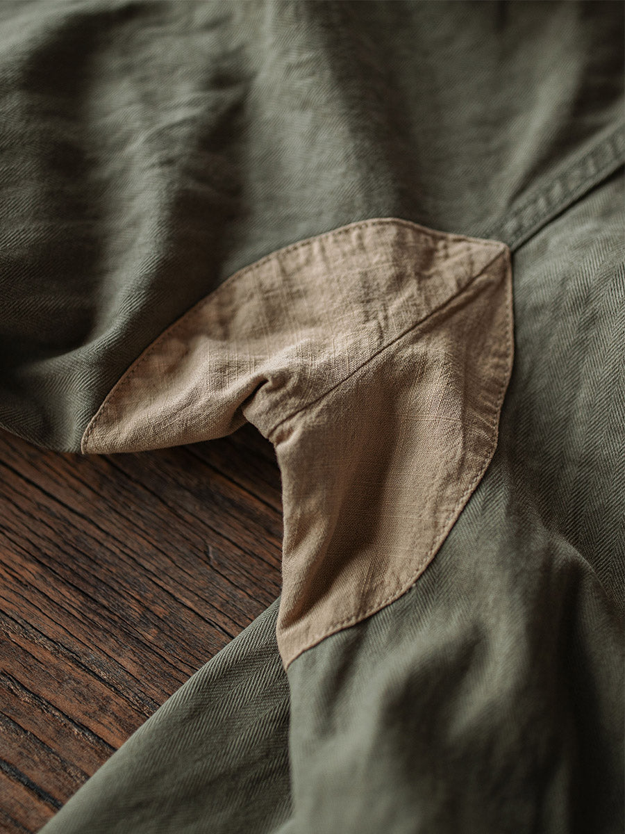 Heritage Utility Trousers with Reinforced Details for Men | Owen