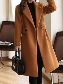 Tailored Longline Overcoat for Women | Valeria