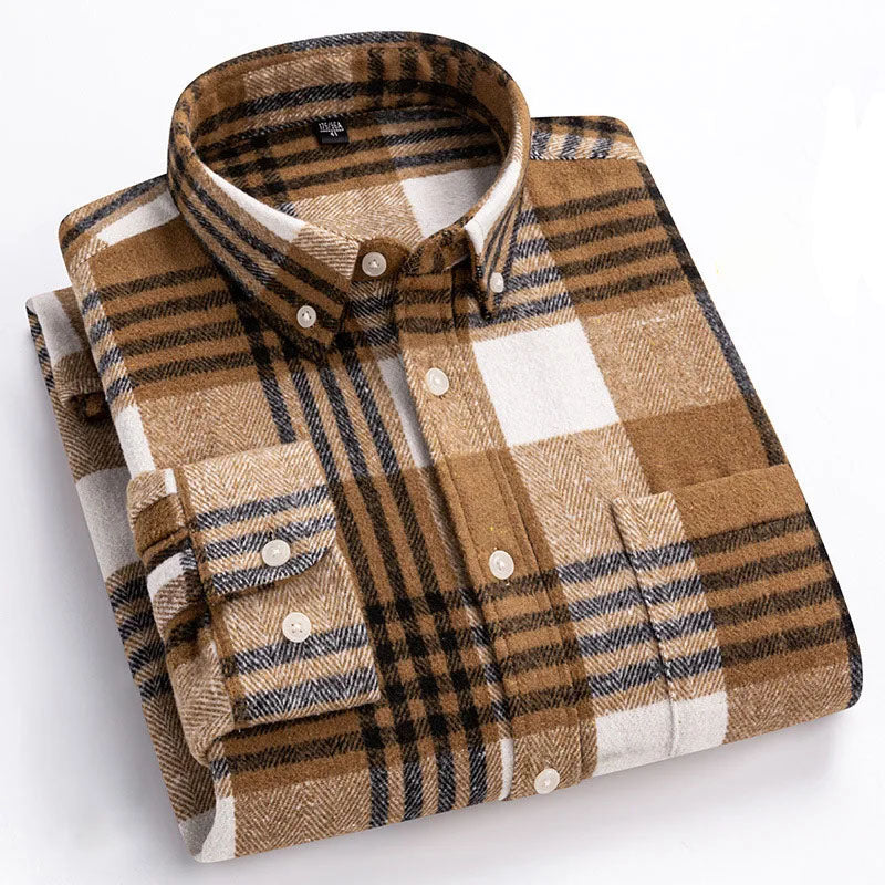 Classic Plaid Button Down Shirt for Men | Everett