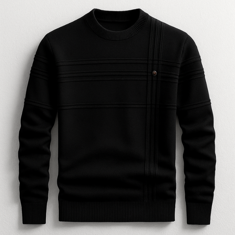 Classic Crew Neck Sweater For Men | Oliver