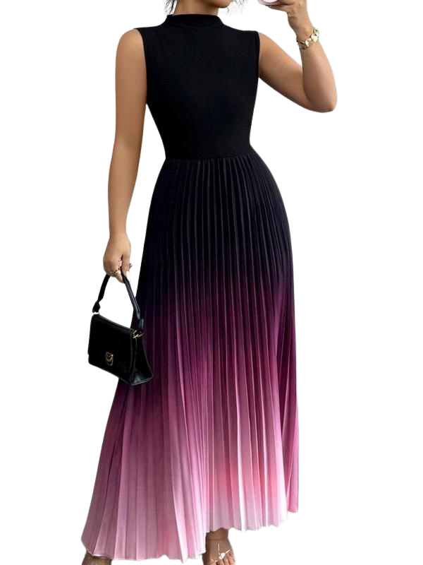 Elegant Ombre Sleeveless Dress For Women | Mirella