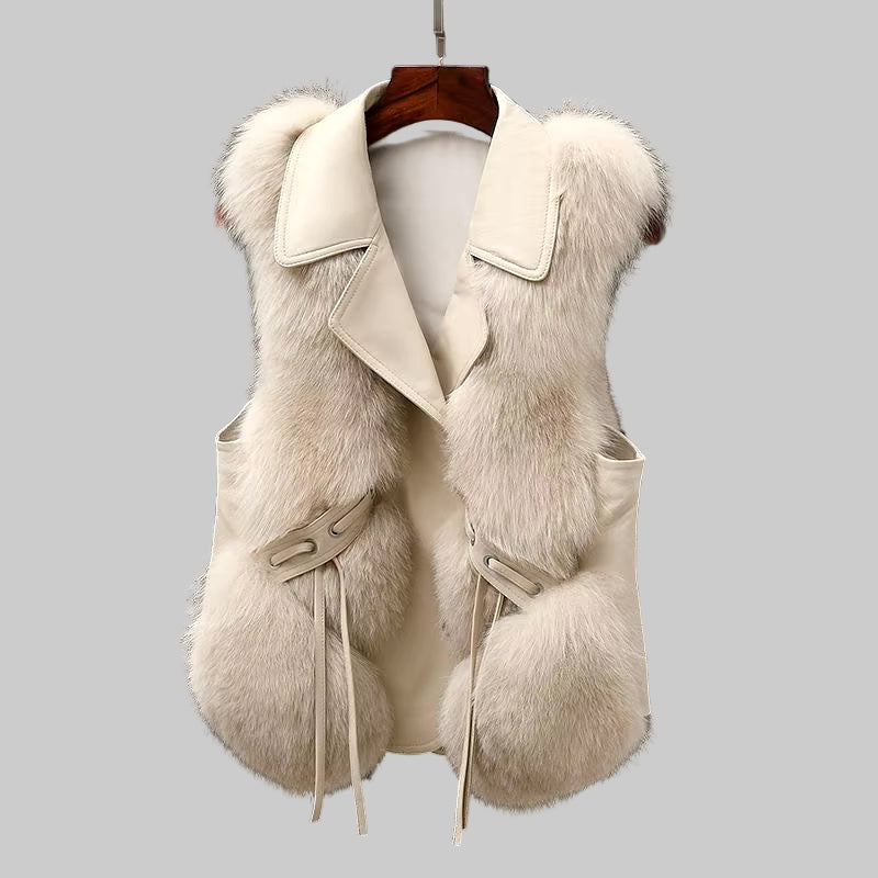 Elegant Textured Statement Vest For Women | Gemma
