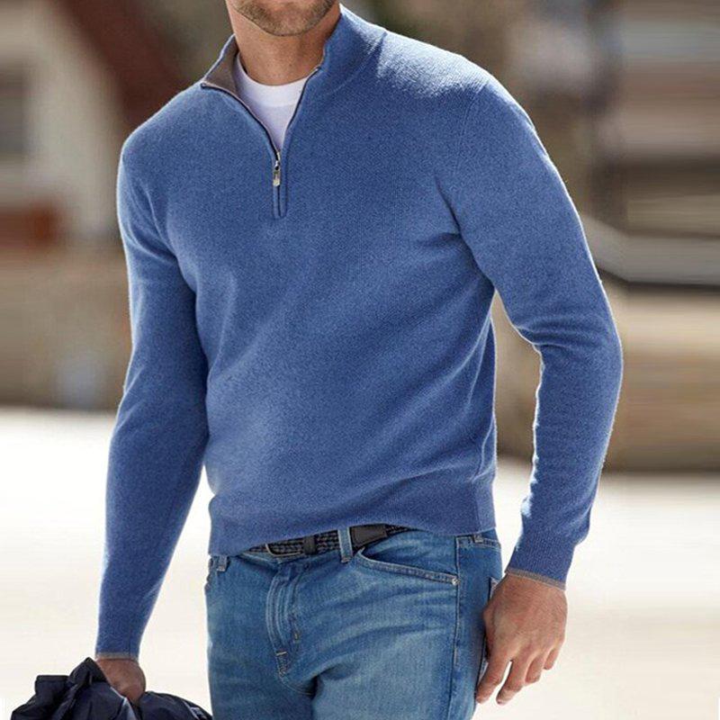 Half Zip Casual Sweater For Men | Martin