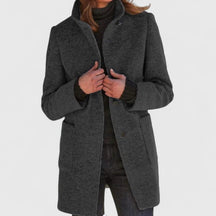 Classic Mid Length Coat For Women | Ardelia