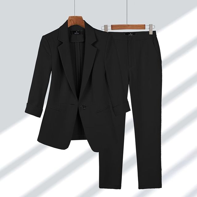 Tailored Blazer and Trousers Suit Set for Women | Viviana