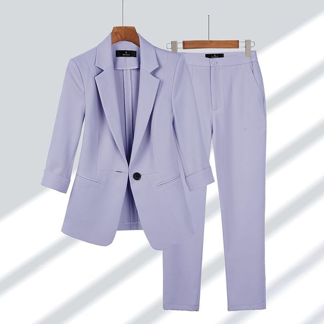 Tailored Blazer and Trousers Suit Set for Women | Viviana