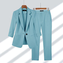 Tailored Blazer and Trousers Suit Set for Women | Viviana