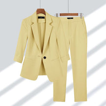 Tailored Blazer and Trousers Suit Set for Women | Viviana