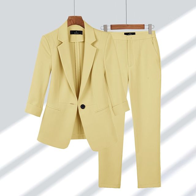Tailored Blazer and Trousers Suit Set for Women | Viviana