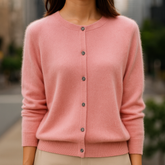 Classic Button Front Sweater for Women | Elara