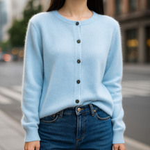 Classic Button Front Sweater for Women | Elara