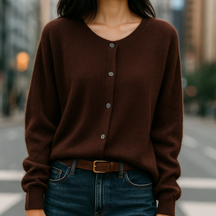 Classic Button Front Sweater for Women | Elara