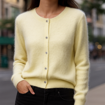 Classic Button Front Sweater for Women | Elara