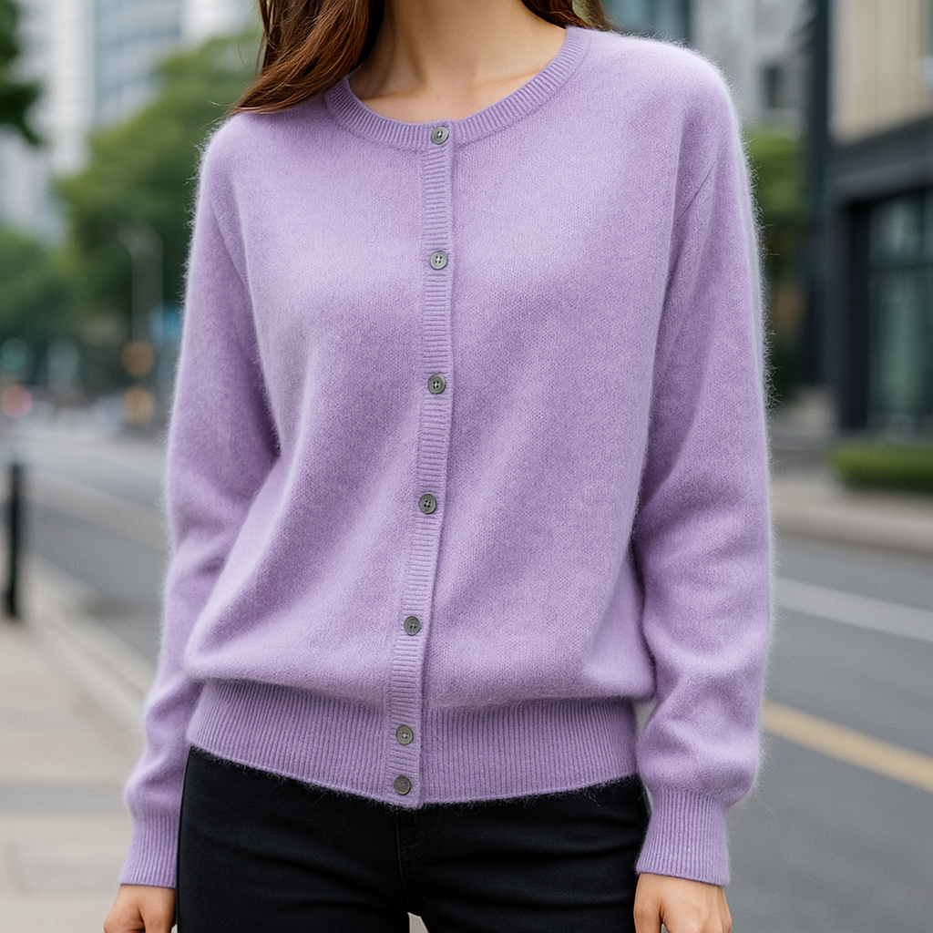 Classic Button Front Sweater for Women | Elara