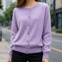 Classic Button Front Sweater for Women | Elara