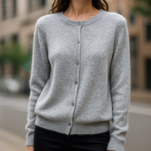 Classic Button Front Sweater for Women | Elara