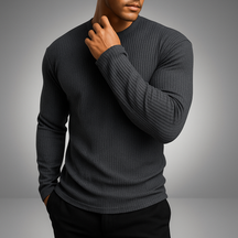 Slim Fit Ribbed Sweater for Men | Kieran