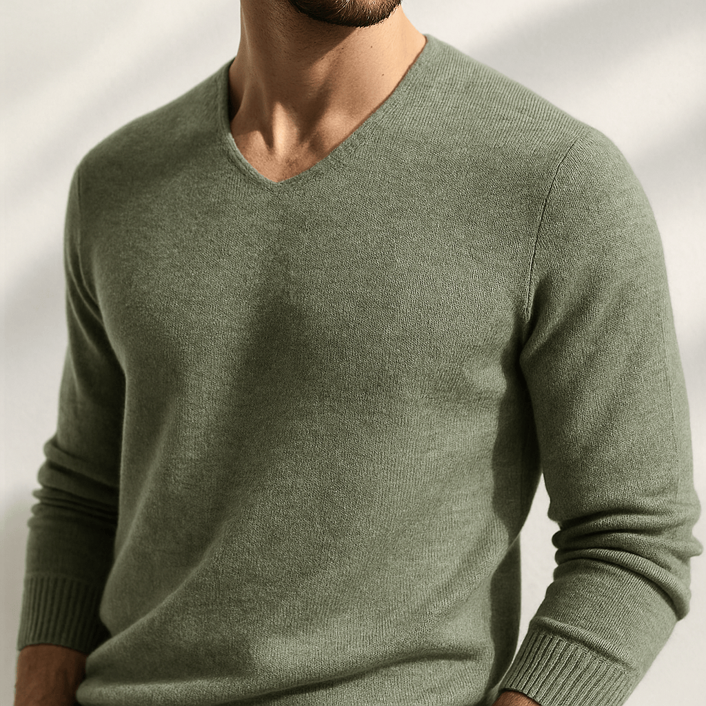 Classic V-Neck Sweater for Men | Ashton