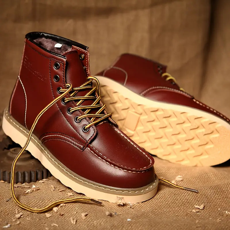 Retro Lace Up Ankle Boots For Men | Andrew