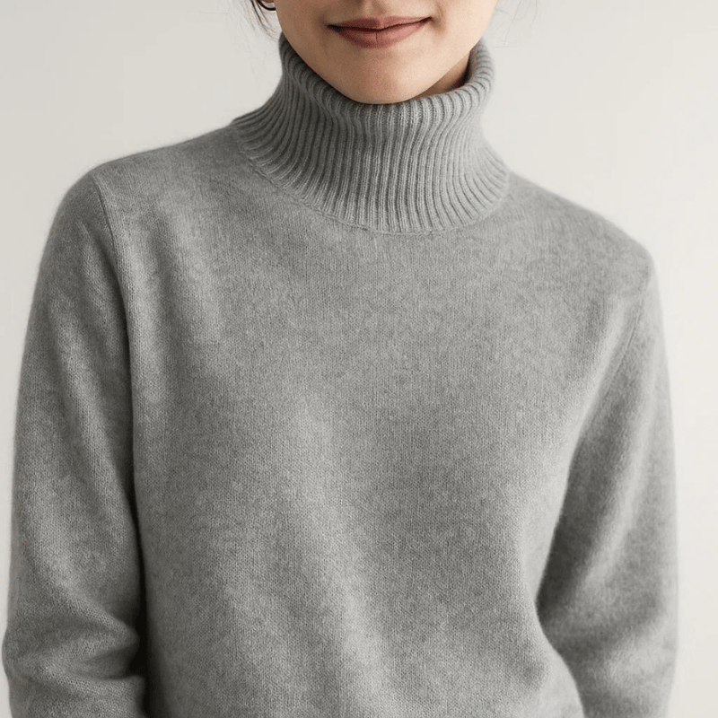 Oversized Turtleneck Sweater For Women | Elaraine