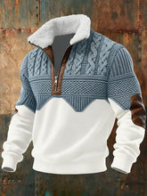 Half Zip Textured Sweater For Men | Leandro