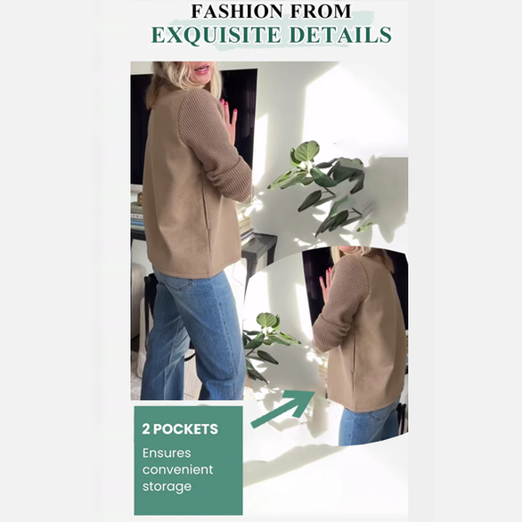 Casual Double Breasted Blazer For Women | Alessandra