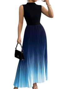 Elegant Ombre Sleeveless Dress For Women | Mirella