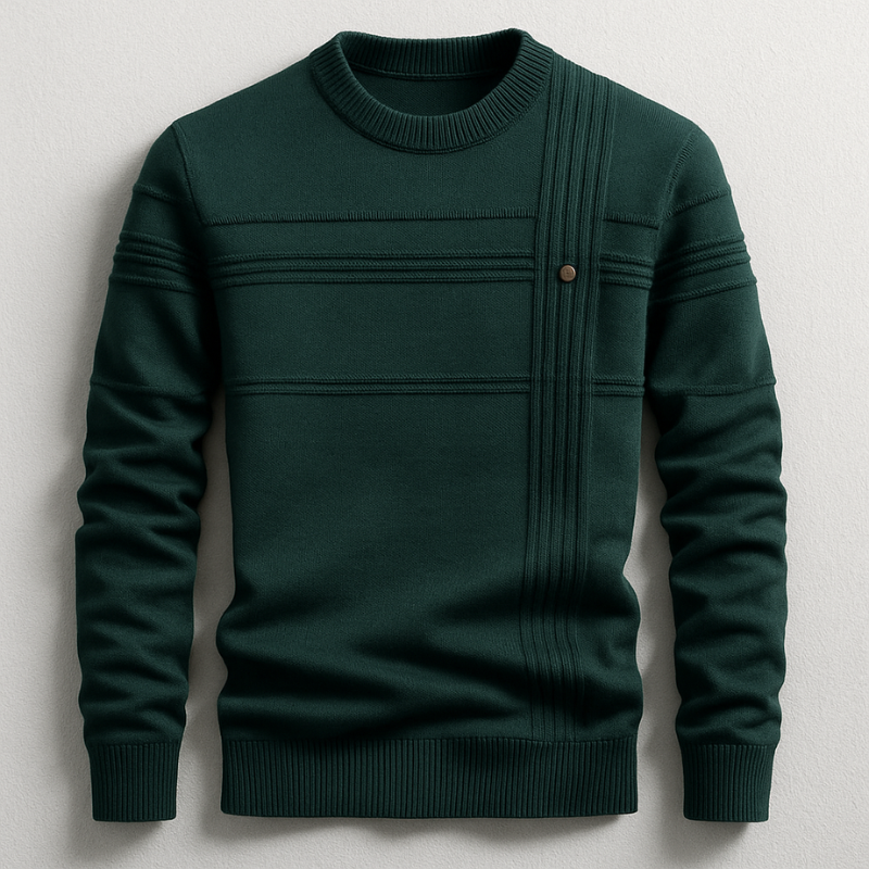 Classic Crew Neck Sweater For Men | Oliver