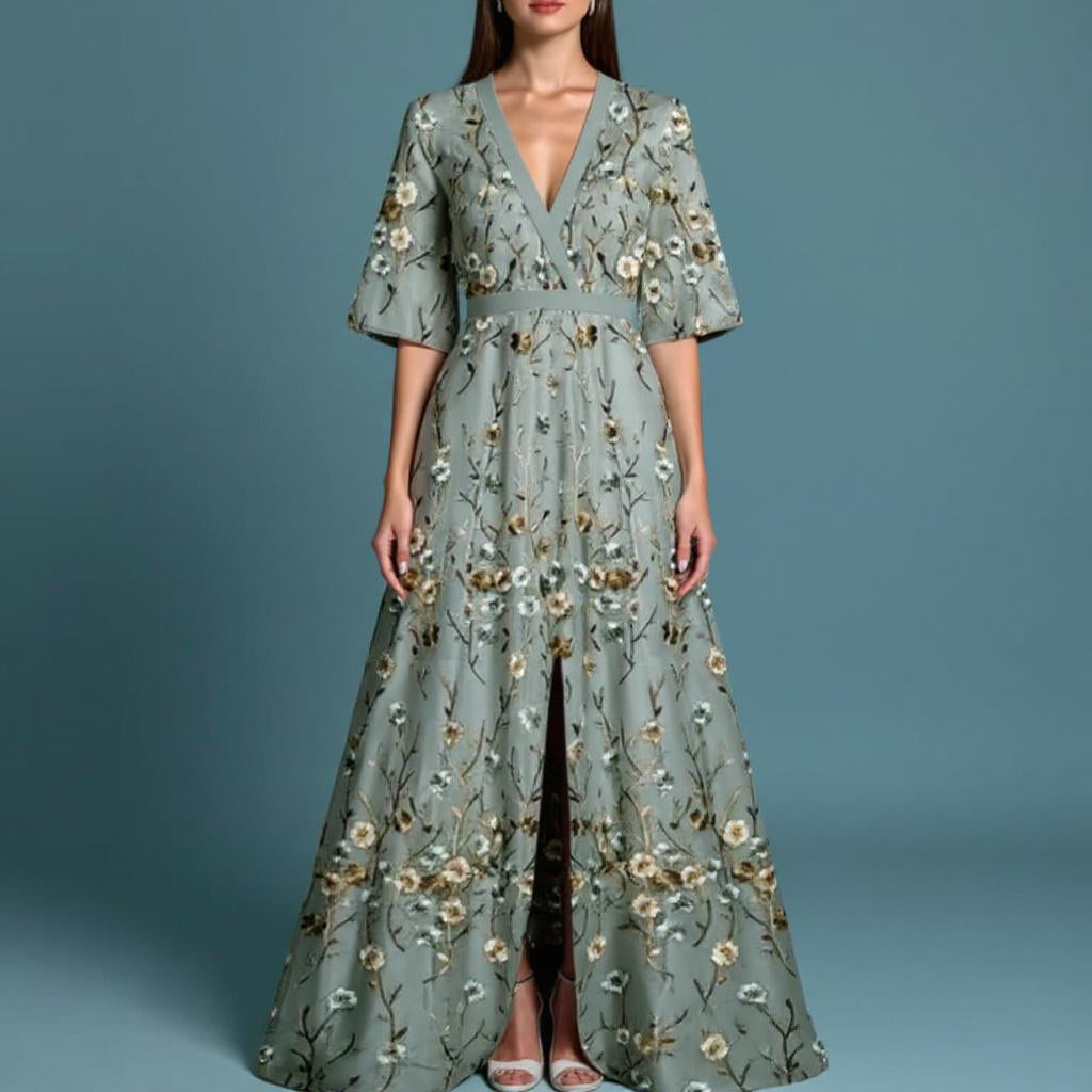 Floral V Neck Maxi Dress for Women | Seraphine