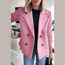 Casual Double Breasted Blazer For Women | Alessandra