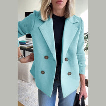Casual Double Breasted Blazer For Women | Alessandra