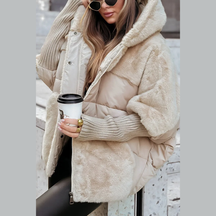 Oversized Hooded Puffer Jacket For Women | Elira