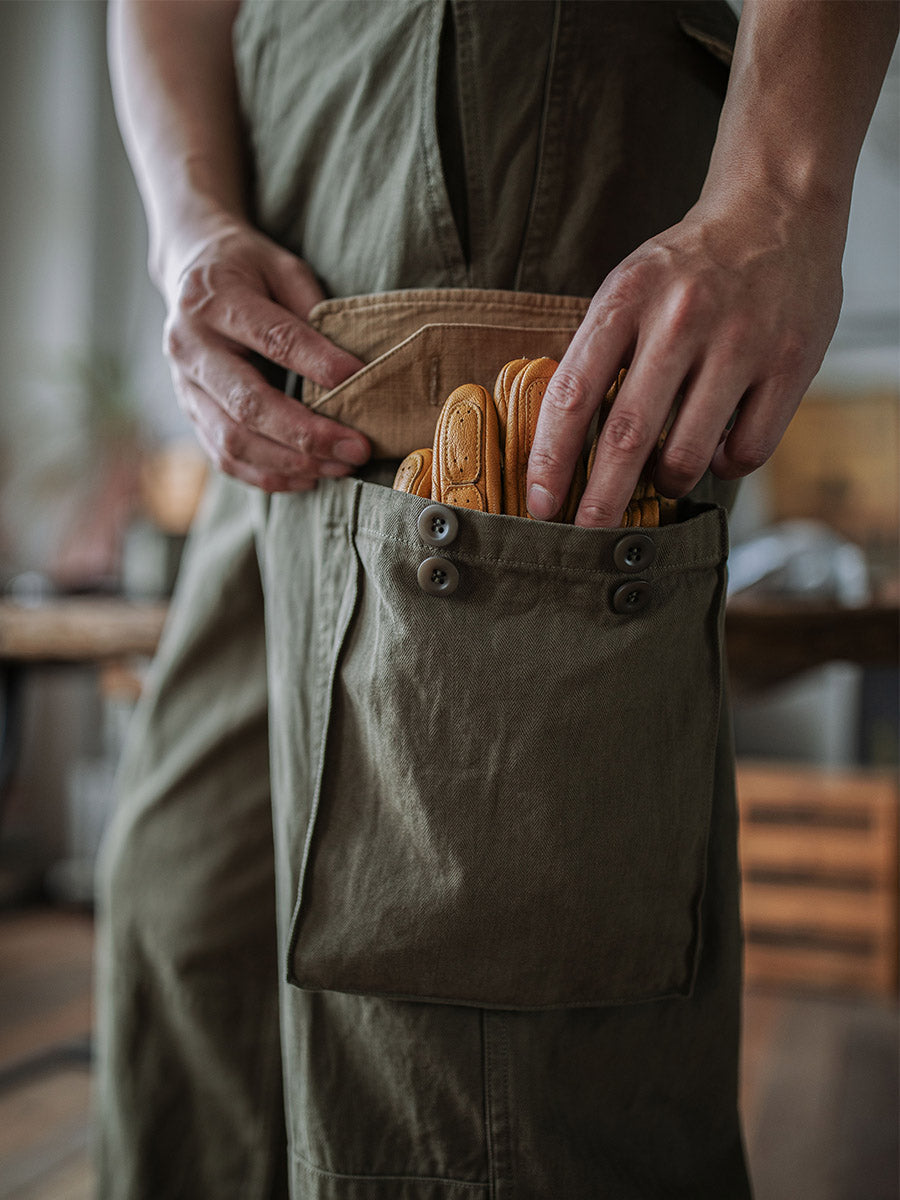 Heritage Utility Trousers with Reinforced Details for Men | Owen