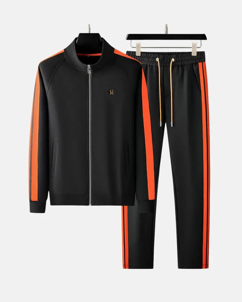 Athletic Zip Up Tracksuit Set For Men | Marco