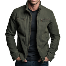 Vintage Style Zip Jacket For Men | William