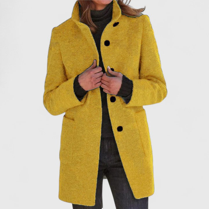 Classic Mid Length Coat For Women | Ardelia